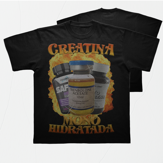 (GYM) T-Shirt Creatina | Tren | bootleg | Ginásio